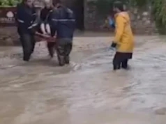 Bodrum’da Şiddetli Sağanak: Mahsur Kalan Hamile Kadın Son Anda Kurtarıldı