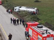Düzce’de Benzin Yüklü Tanker Devrildi: OSB’de Elektrik Kesintisi Kararı