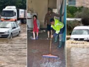 Mersin’de sağanak hayatı felç etti: Ev ve iş yerlerini su bastı