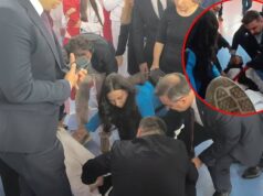 Törende fenalaşan öğrenciye doktor milletvekili ve il başkanı müdahale etti