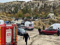 Kapadokya’da peribacası çöktü: 3 kişi hayatını kaybetti